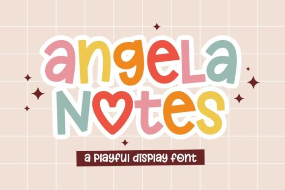 Angela Notes Font for Creative Makers
