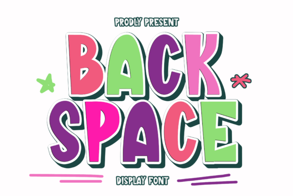 Back Space Font for Web Design