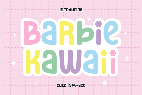 Barbie Kawaii Font for Creative Campaigns