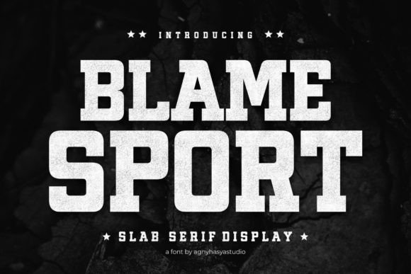 Blame Sport Font for Bold Branding