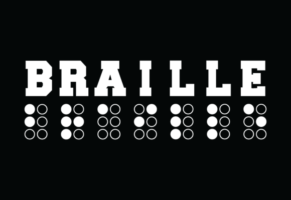 Braille Font: A Bold Statement for Designers