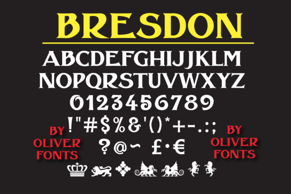 Bresdon: A Bold Display Font