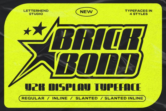 Brick Bond Font for Creative Makers