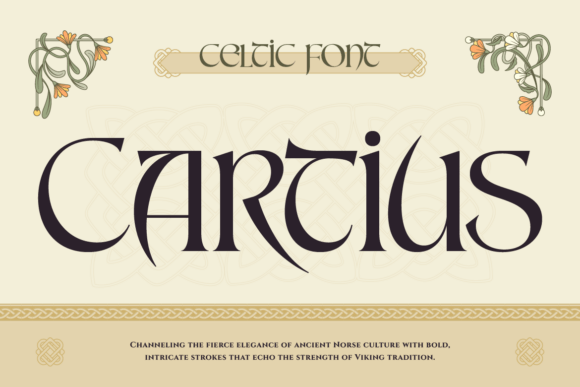 Cartius Font for Creative Makers