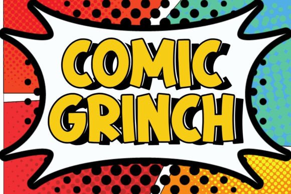 Comic Grinch Font for Creative Projects