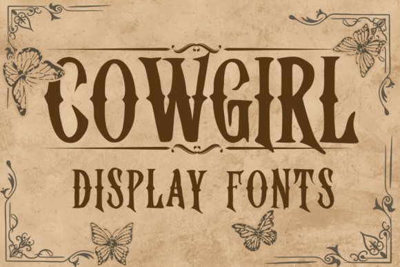 Cowgirl Font for Bold Western Designs