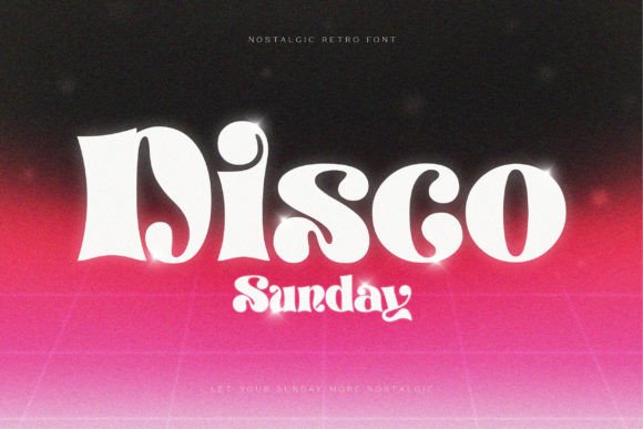Disco Sunday Font for Creative Projects