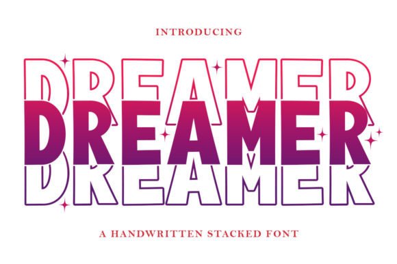 Dreamer Stacked Font for Bold Campaigns