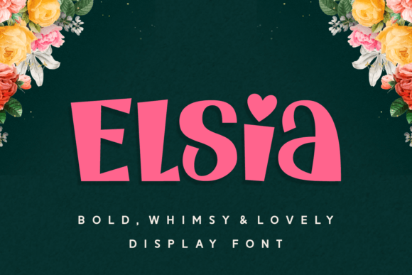Elsia Font for Web Design