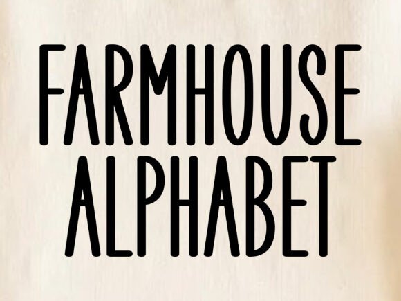 Farmhouse Alphabet Font Review