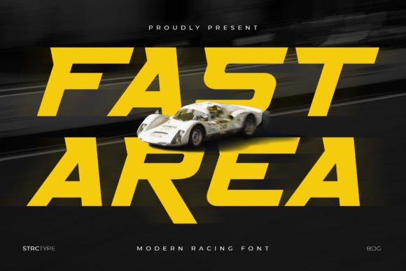 Fast Area: A Bold Font for Dynamic Design