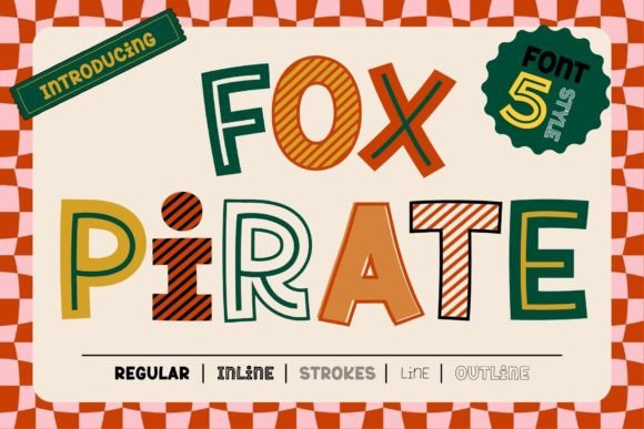 Fox Pirate Font for Web Design