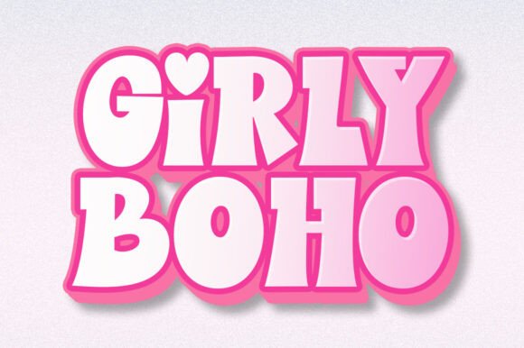 Girly Boho Font Review
