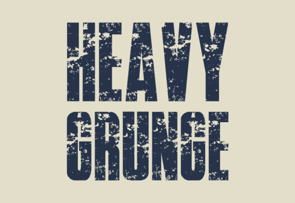Heavy Grunge Font