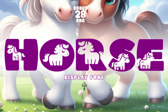 Horse Font: Elegant Display for Creative Projects