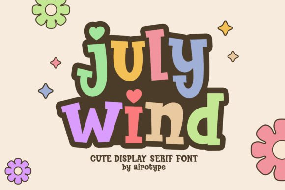 July Wind Font for Creative Projects