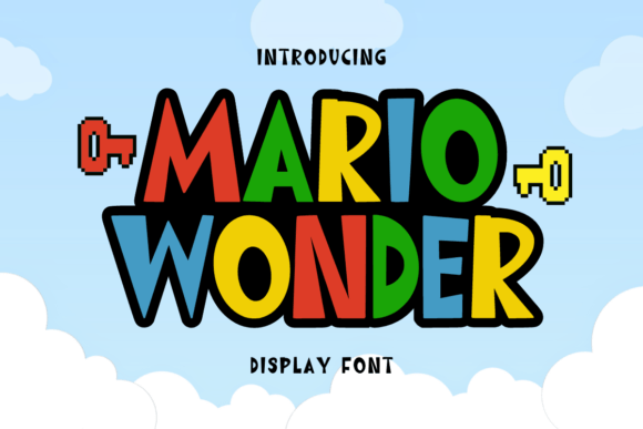 Mario Wonder Font for Business Branding