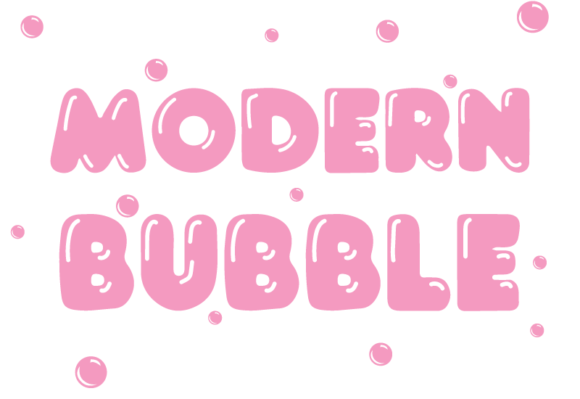 Modern Bubble Font for Creative Brands