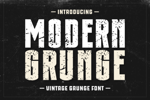 Modern Grunge Font Review
