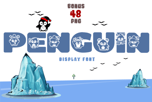 Penguin Font for Creative Projects