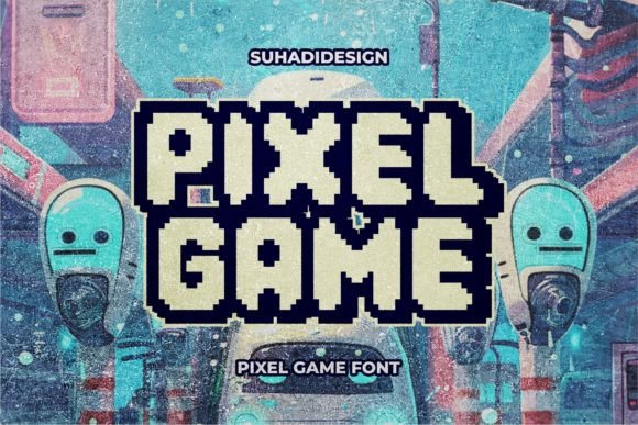 Pixel Game Font for Business Branding