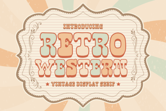 Retro Western Font for Creative Projects