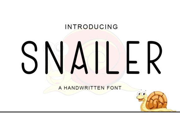 Snailer Font for Web Design