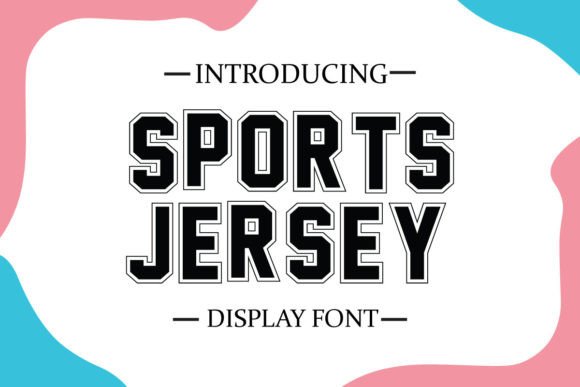 Sports Jersey Font for Bold Design