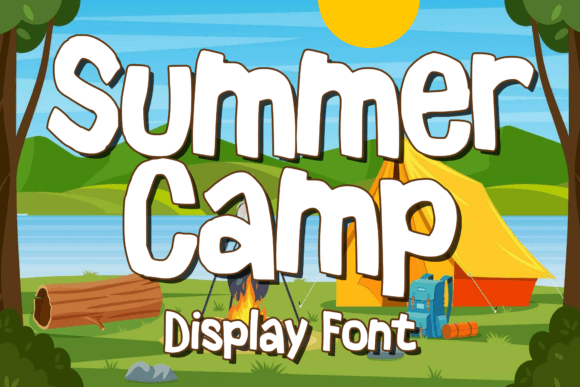 Summer Camp Font for Web Design