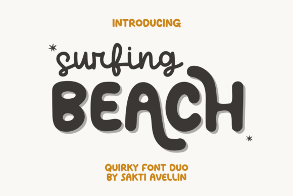 Surfing Beach Duo Font