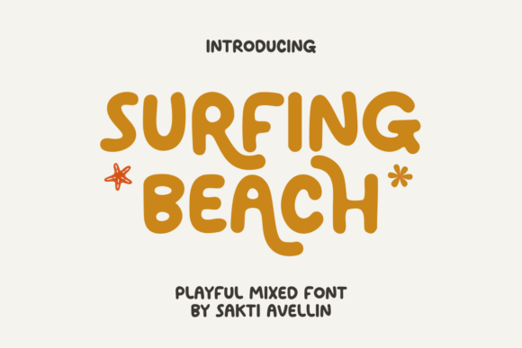 Surfing Beach Font for Business Branding