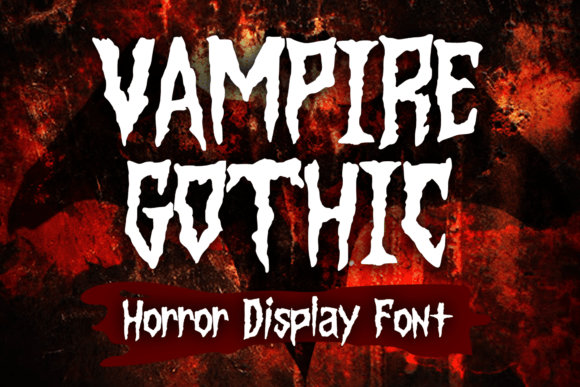Vampire Gothic Font for Bold Branding