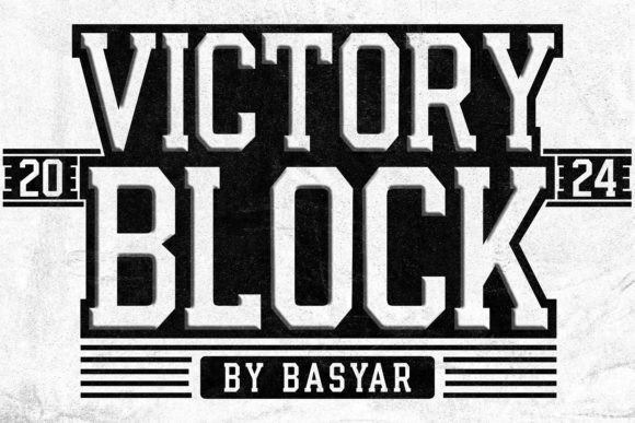 Victory Block Font for Bold Branding